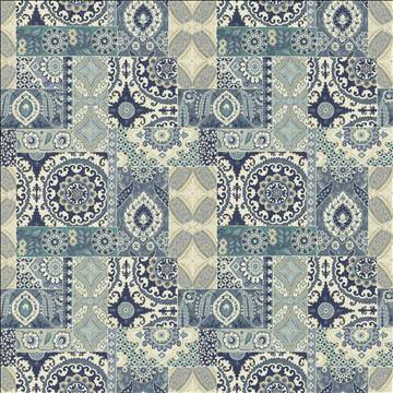 Kasmir Fabrics GYPSY QUILT INDIGO Fabric